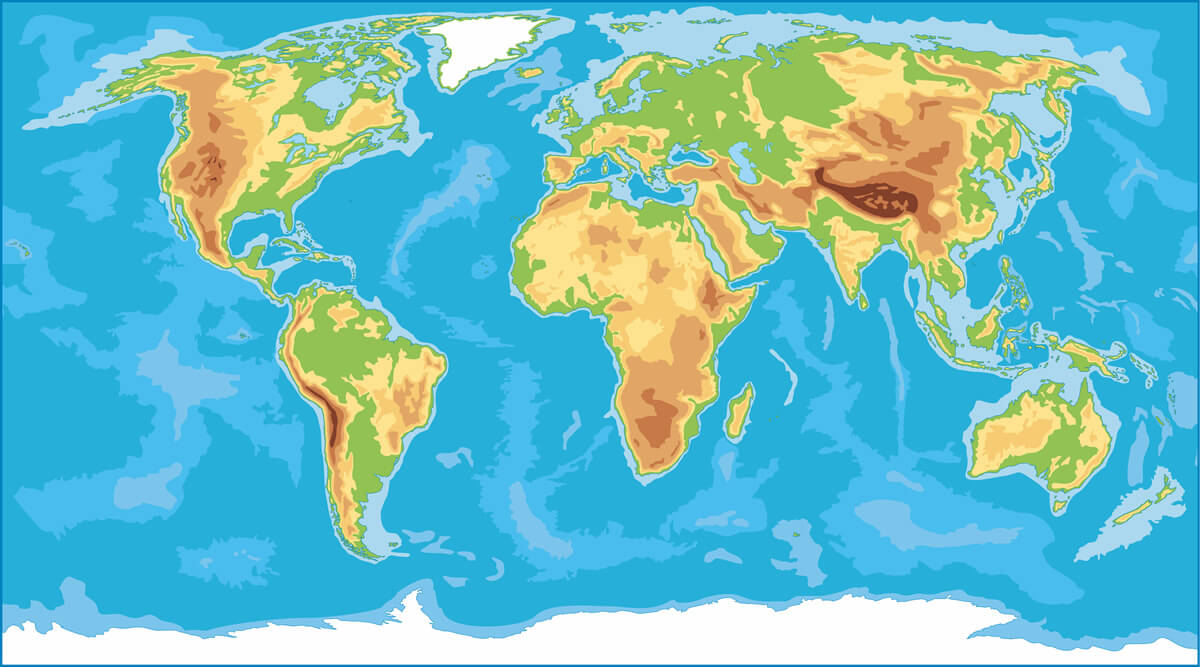 Resultado de imagen de mapa topografico